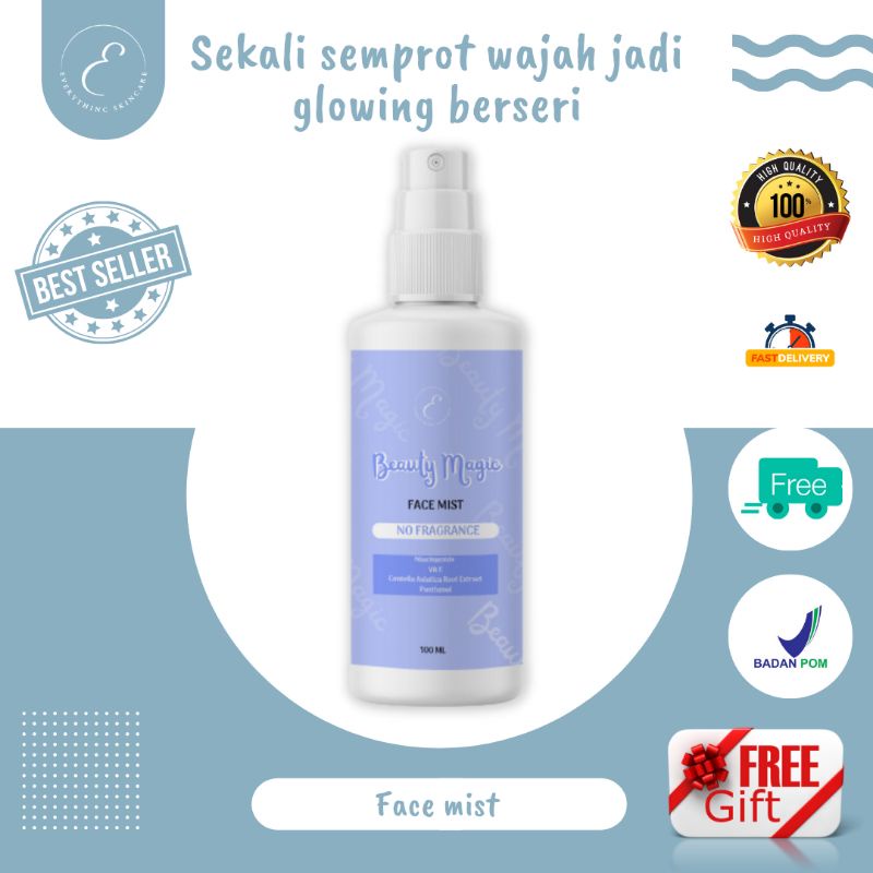 Face mist toner spray everythinc mencerahkan pencerah jerawat  glowing pemutih acne  wajah pria orig