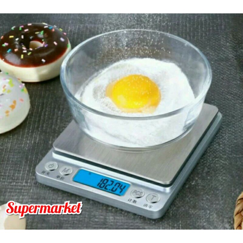 Timbangan Dapur Digital Stainless 5kg