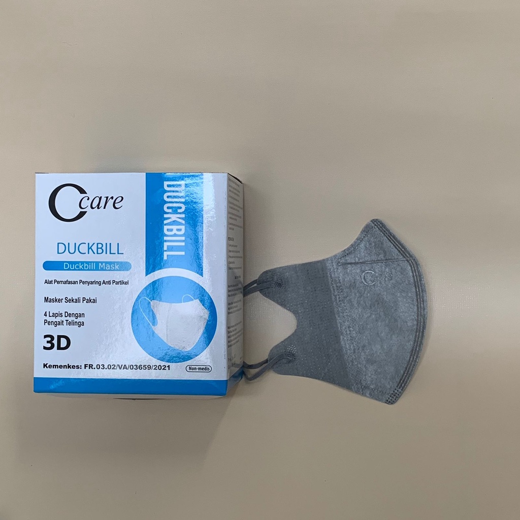 MASKER 4PLY DUCKBILL CCARE ISI 50PCS