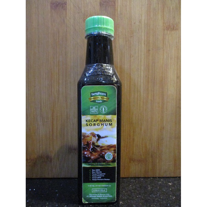 

KECAP SORGHUM ORGANIK KECAP SORGUM SORGHUM FOODS 330ml - KECAP DIABETES - KECAP ORGANIK