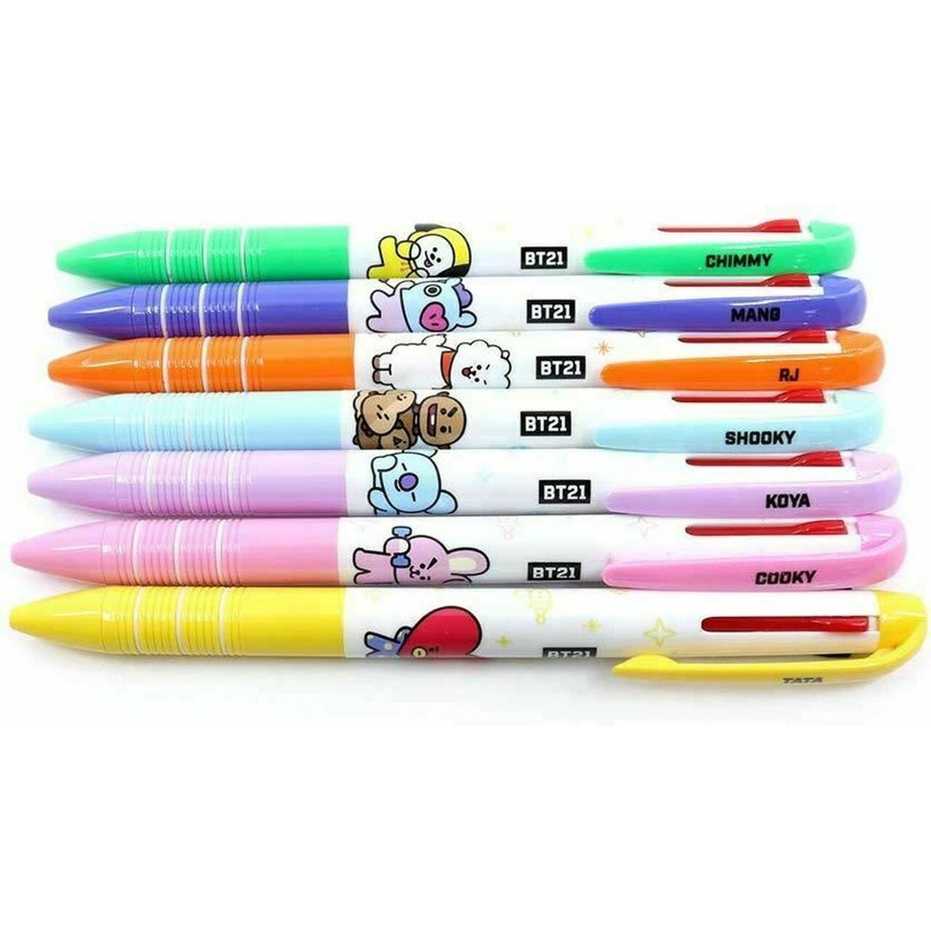 

Original BT21 3 Color Ballpoint Pen READY STOCK!