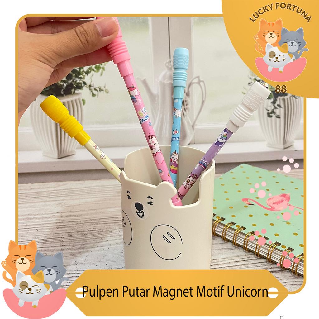 

[LuckyFortuna88] Pulpen Putar Magnet Unicorn Pulpen putar magnet dengan desain gambar unicorn Pulpen putar magnet bergambar unicorn Pulpen putar magnet dengan motif unicorn Pulpen putar magnet lucu gambar unicorn Pulpen putar magnet dengan gambar unicorn