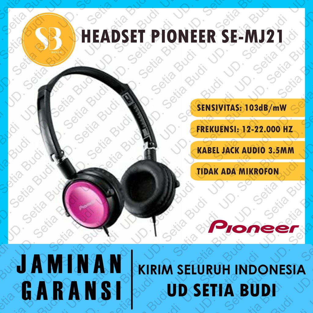 Headset Pioneer SE-MJ21