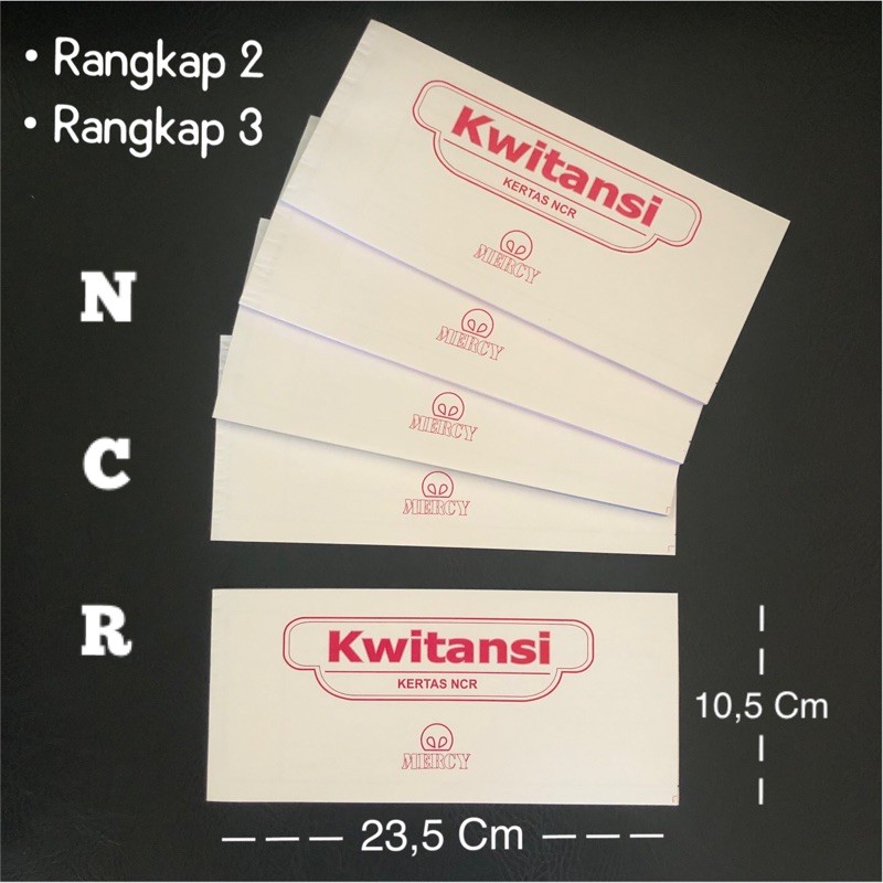 Jual Buku Kwitansi Ncr Mercy 3 Ply Rangkap 2 Dan Rangkap 3 Kuitansi