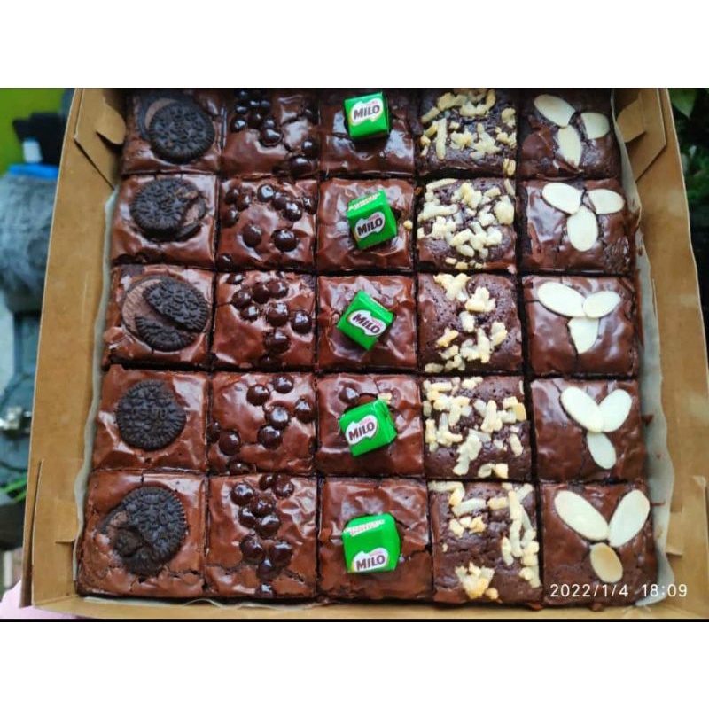 

Brownies Fudgy Sekat