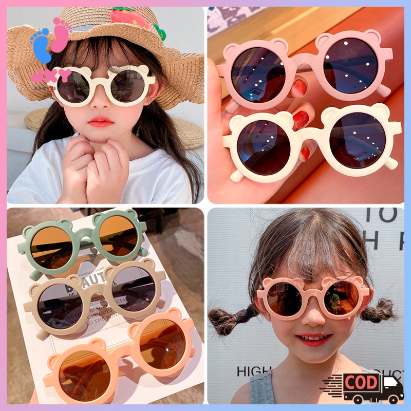 Kacamata Anak New Trend/Fashion Anak Terbaru Telinga Beruang kacamata hitam High Quality Import Kacamata Fashion  L286