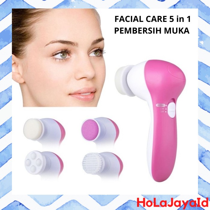 Alat Pembersih Muka Elektrik Facial Care 5 in 1 Lumispa