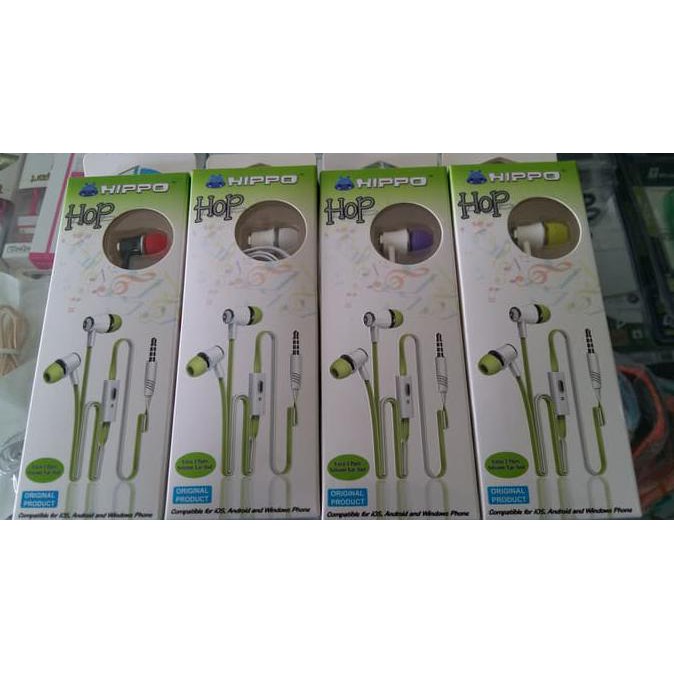 Handsfree Hippo Hop / Headset Hippo Hop / Earphone Hippo Hop