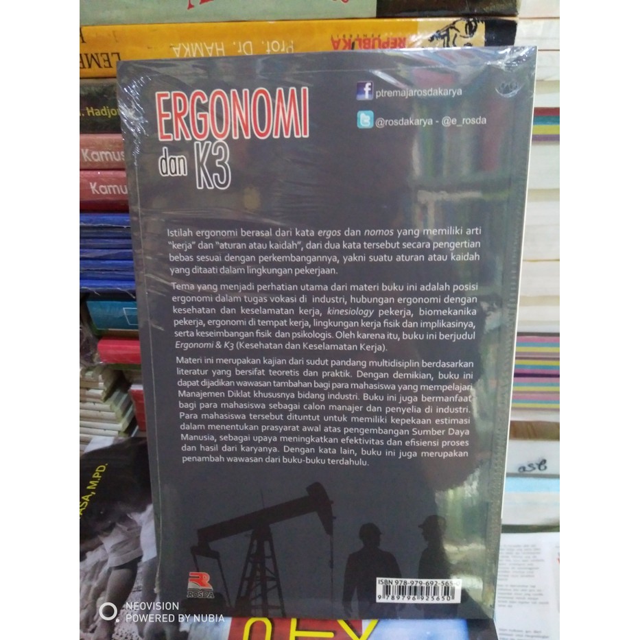 Jual BUKU ERGONOMI DAN K3 KESEHATAN KESELAMATAN KERJA BEST SELLER ...