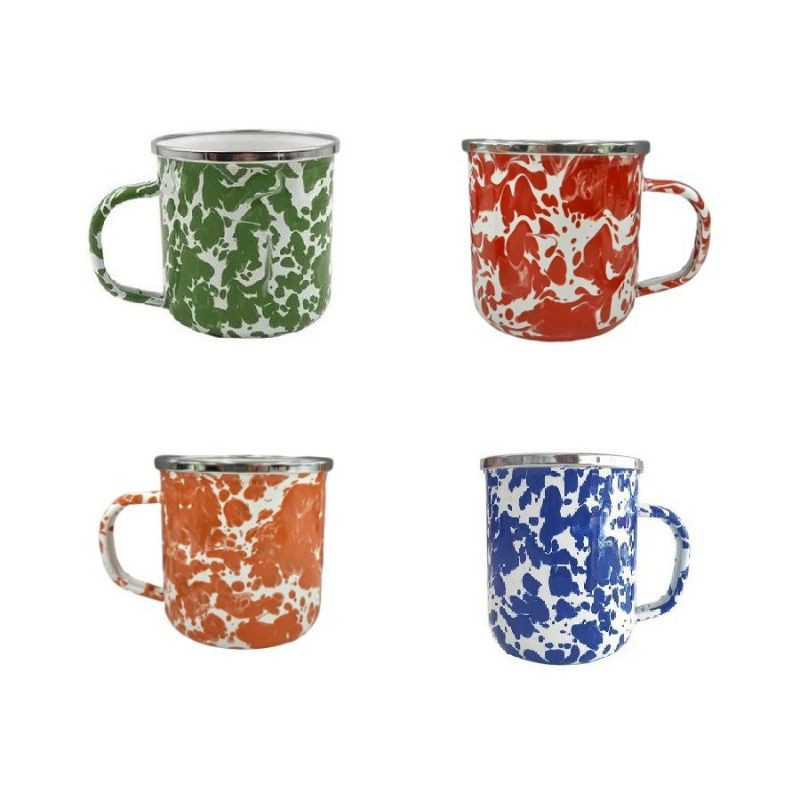 Gelas Mug Blirik Enamel Kedaung ORI - 9cm