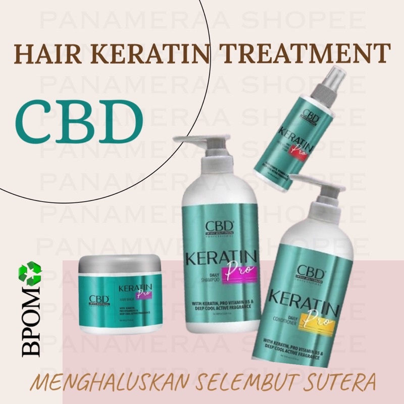 sarikosmetik90 [PROMO]  CBD Professional Keratin Pro Daily Use Hair Mask 500gr - Conditioner 1000ml