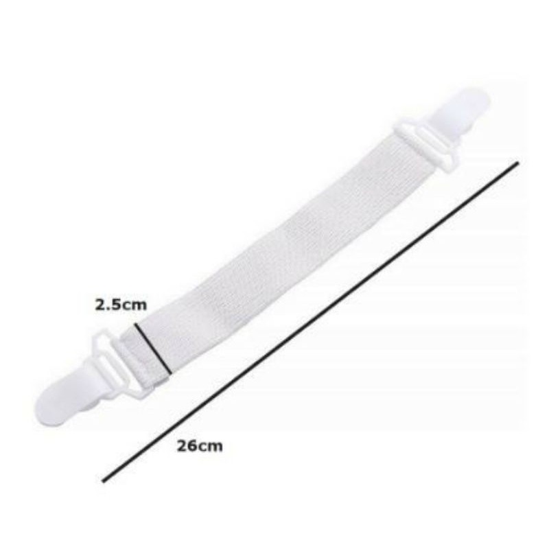 Tali Karet Pengait Sprei Kasur Bed Sheet Grippers Strap Penjepit Clip