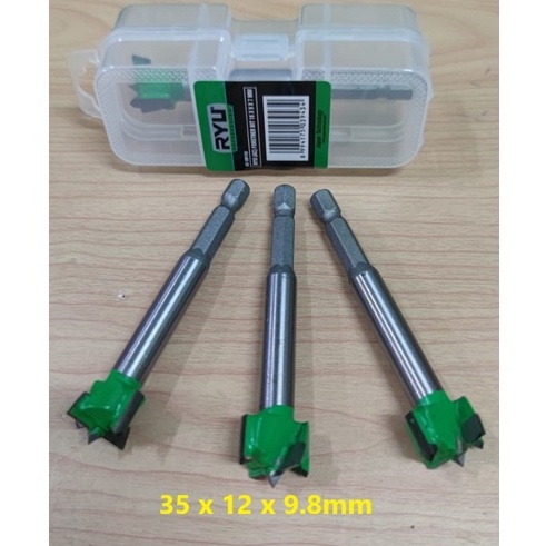 MATA BOR FORSTNER RYU  35 X 12 X 9.8 MM/Forstner Bit Set mata bor engsel sendok auger bit