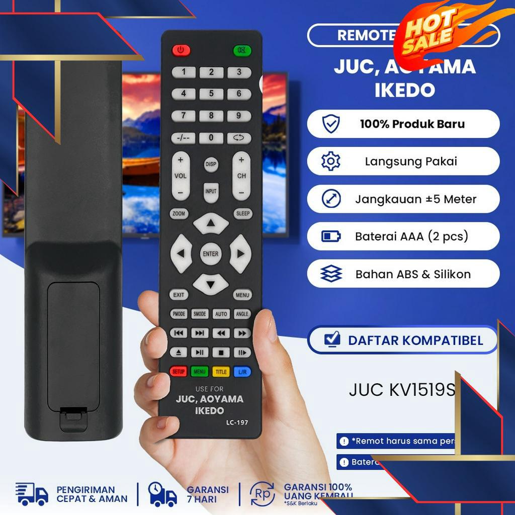 PROMO AWAL TAHUN Remot Remote TV JUC LCD LED 19 KV1519S