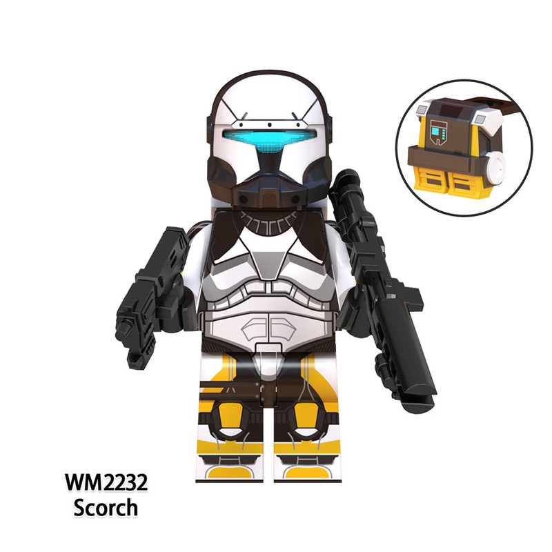 Mainan Action Figure Mini Republic Commando Gregor Omega Squad Fixer Scorch Sev Untuk Koleksi WM6124