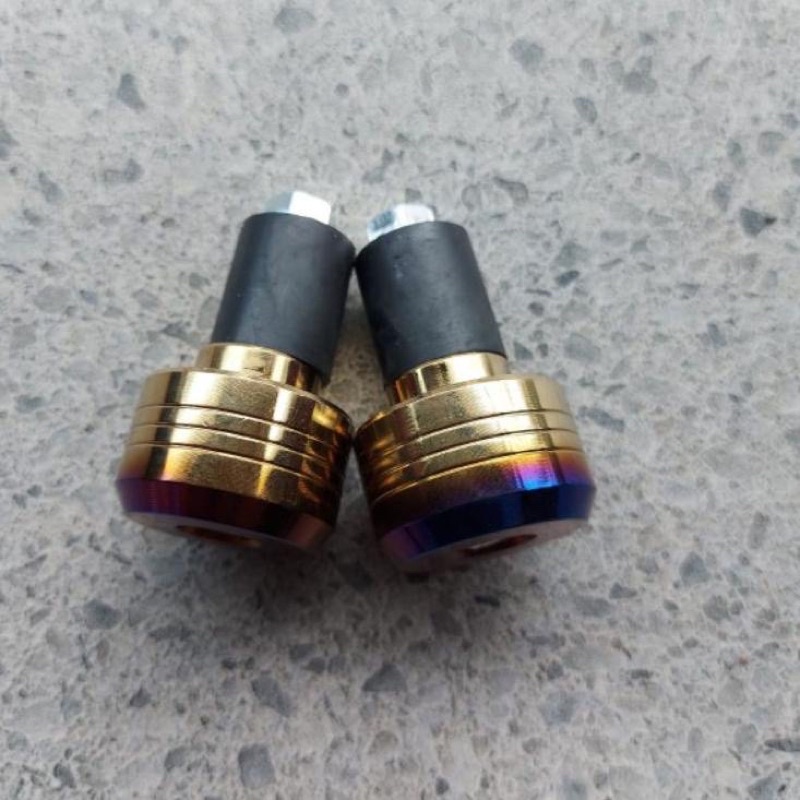 Jalu Stang Stir Twotone 2tone Bakaran Universa Jalu stang cnc rainbow pelangi 2tone motif universal