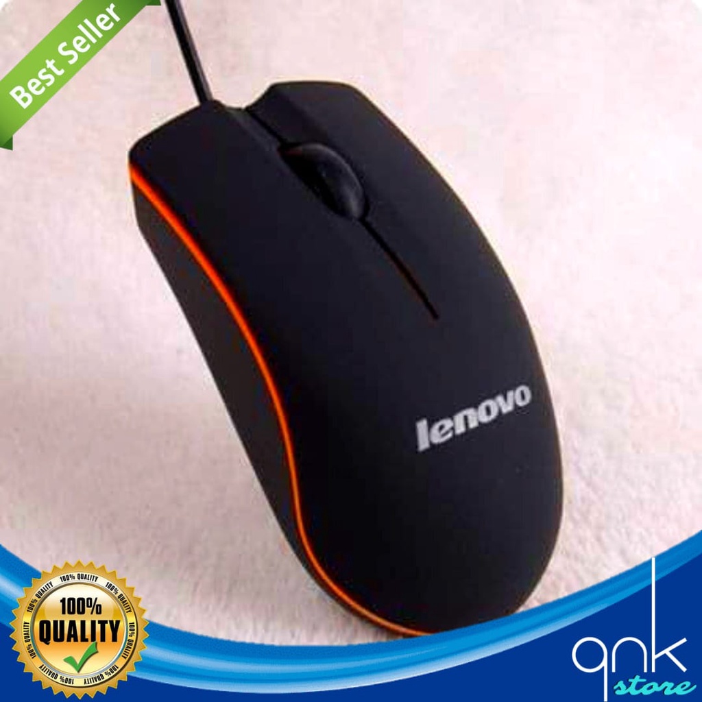 Mouse Optical Lenovo Mouse Laptop Komputer PC Mouse Optik Mouse Lenovo