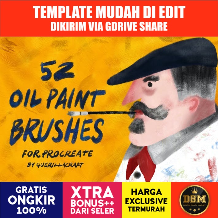 Oil Paint Brushes For Procreate -