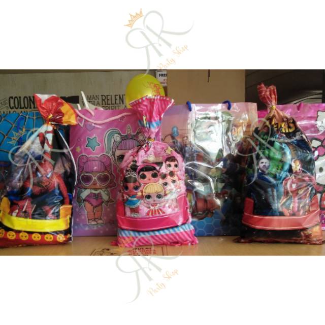 

PLASTIK SNACK ULANG TAHUN GOODIE BAG ISI 10
