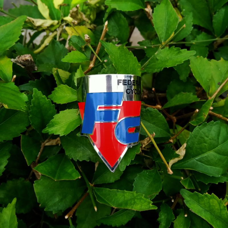 Emblem Sepeda Federal Cycle Indonesia Stainless Steel