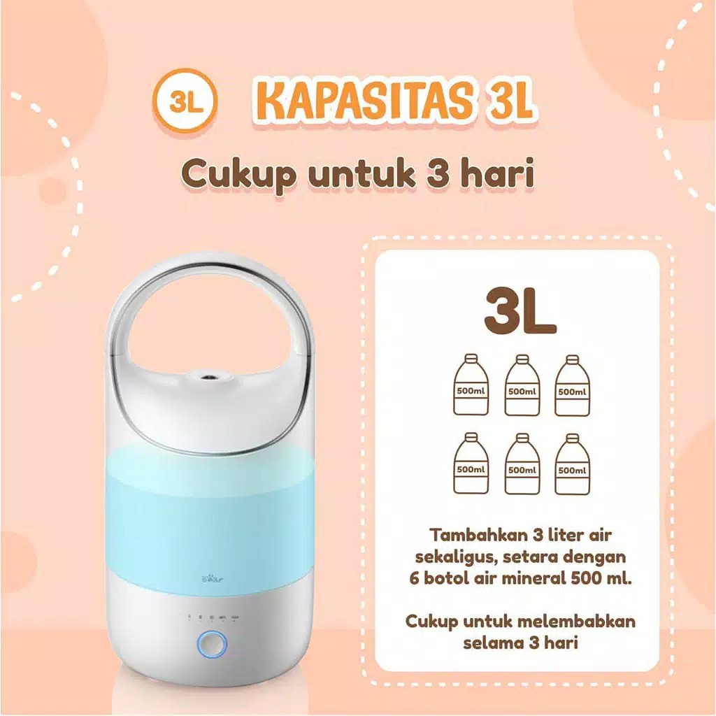 HUMIDIFIER | Alat Penjaga Kelembaban Udara di Ruangan - Humidifier - Bear JSQ-C30Q1