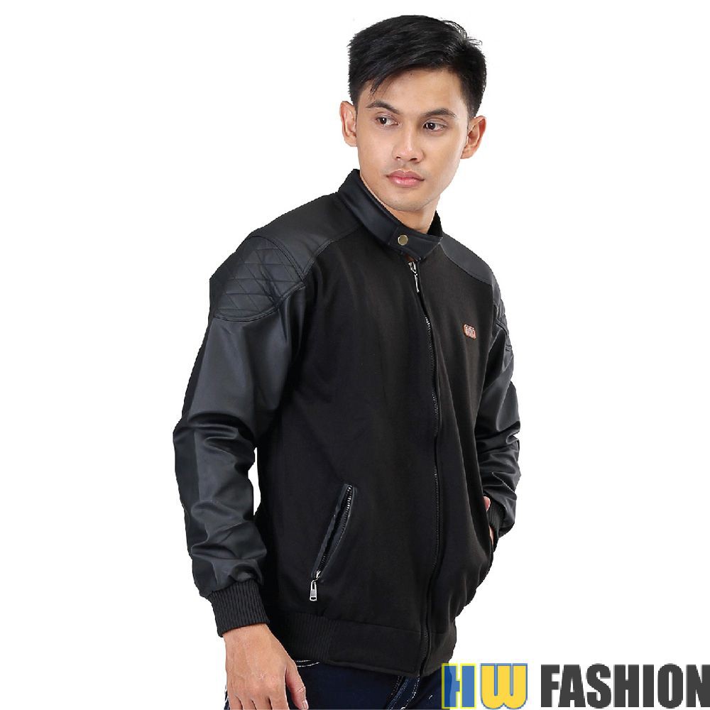 Kuzatura - KZR 974 Jaket Pria Hitam murah original cibaduyut keren