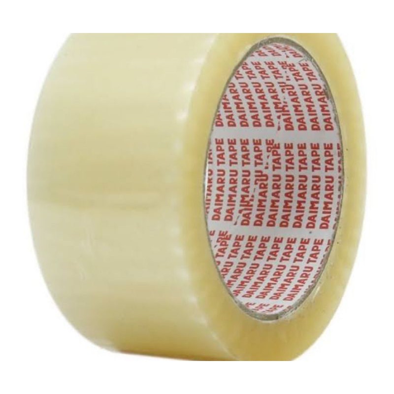 

Lakban Daimaru Tape Isolasi Bening 2 inch x 90 Yard