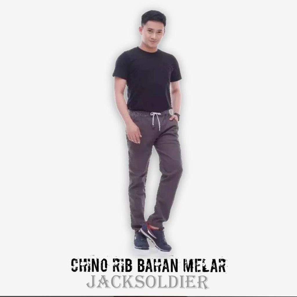 TERMURAH CELANA PANJANG PRIA CHINO CINO RIP RIB PANJANG KOLOR BAHAN KATUN STRETCH MELAR POLOS