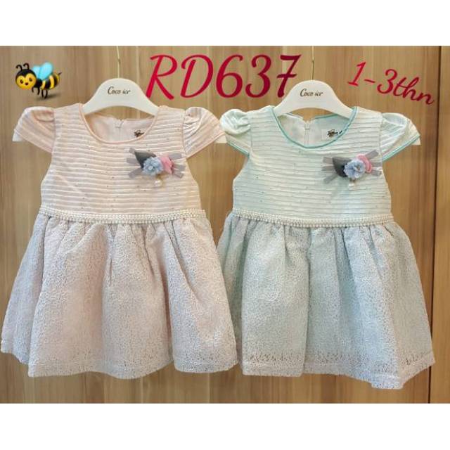 Dress Pesta Pastel Baby Girl / Dress Pesta Pastel Anak Cewek