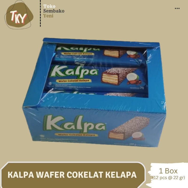 

Kalpa Wafer Cokelat Kelapa 1 box