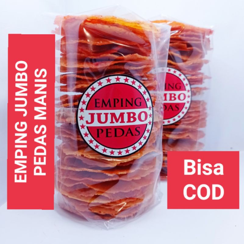 

EMPING jumbo pedas manis 500gr