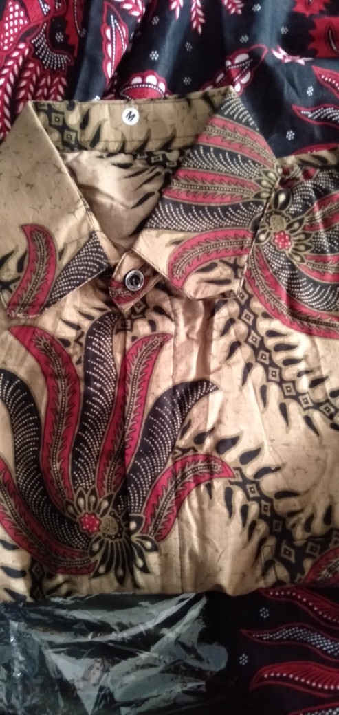 Kemeja Batik Pria Lengan Panjang Size M L Xl Xxl Bswart Batik Hrb026