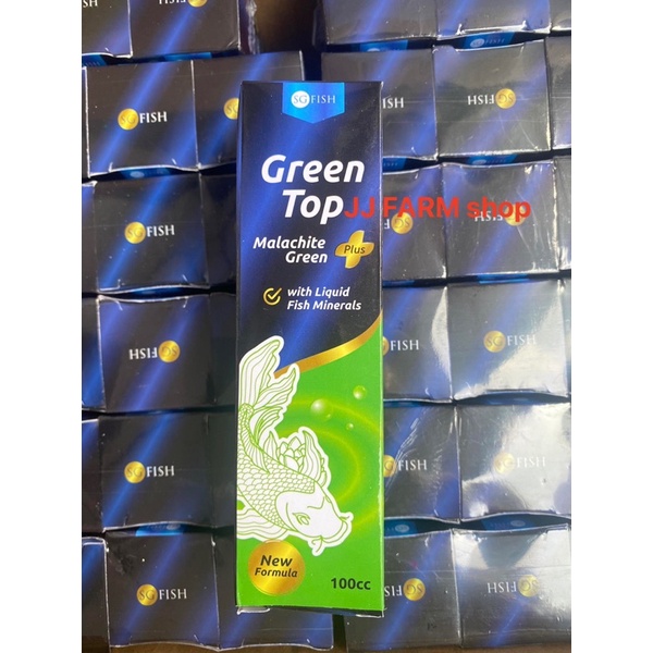 green top SG FISH green plus obat perawatan ikan hias koi cupang koki guppy discus jamur velvet dll