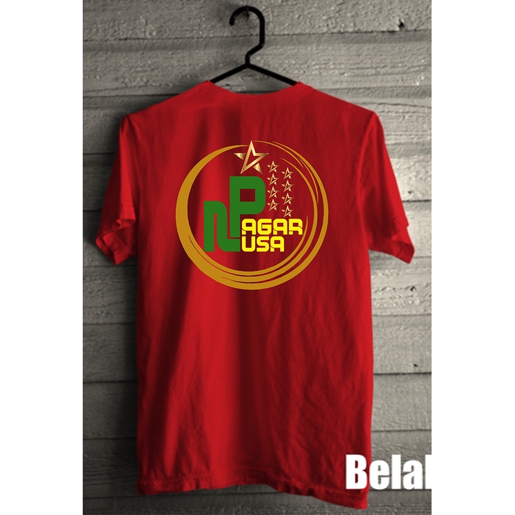 Kaos Pagar Nusa Simpel 9 Bintang-Merah