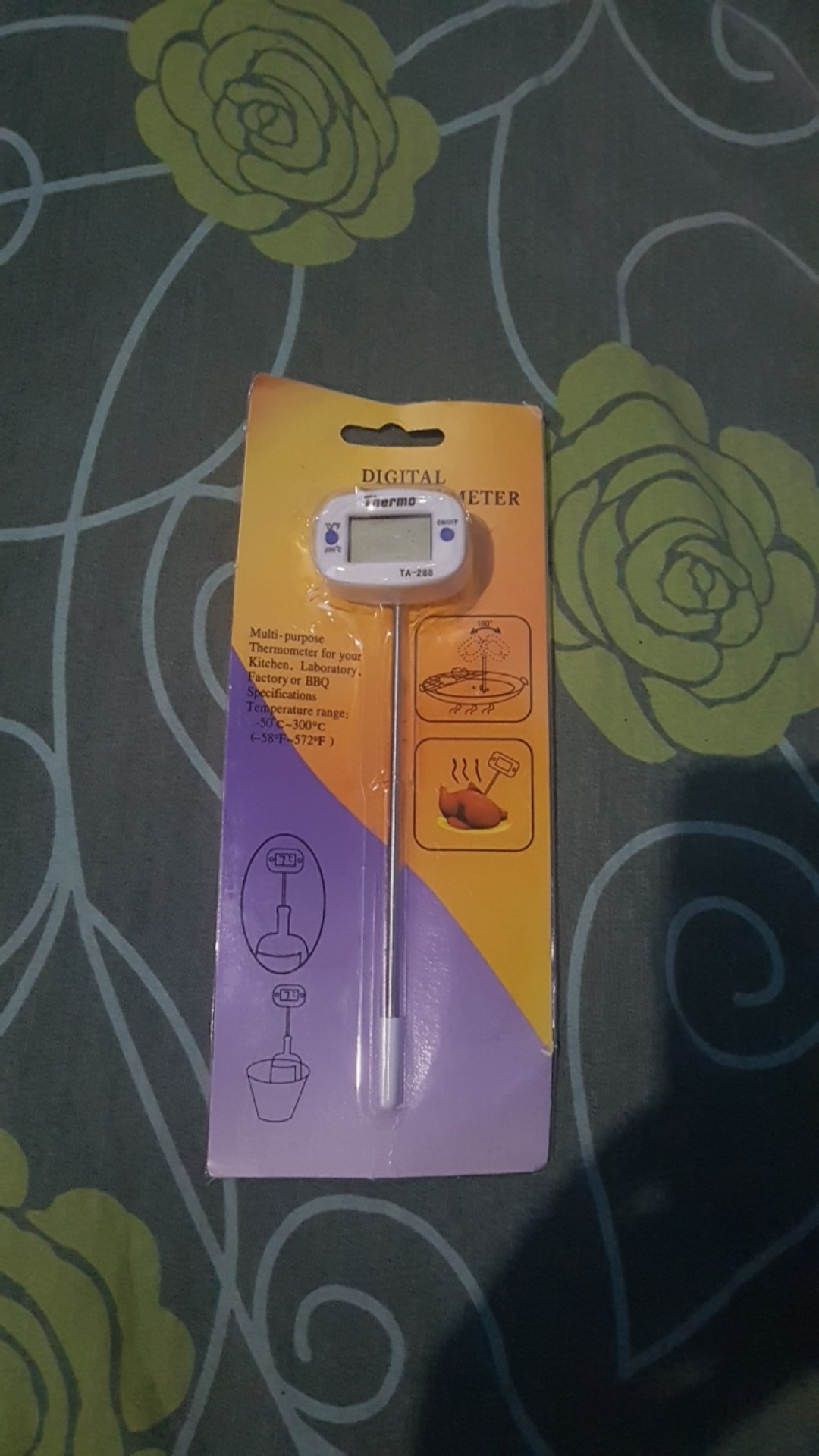 Thermometer Dapur Digital / Thermometer Kopi Minyak Air Digital / Kitchen Thermometer