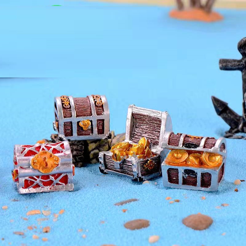 Cake Topper Toper Hiasan Kue Miniatur Ultah Treasure Peti Harta Karun