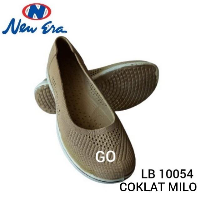 BB NEW ERA LB 10054 Sepatu Slip On Wanita Karet TERBARU Original Murah