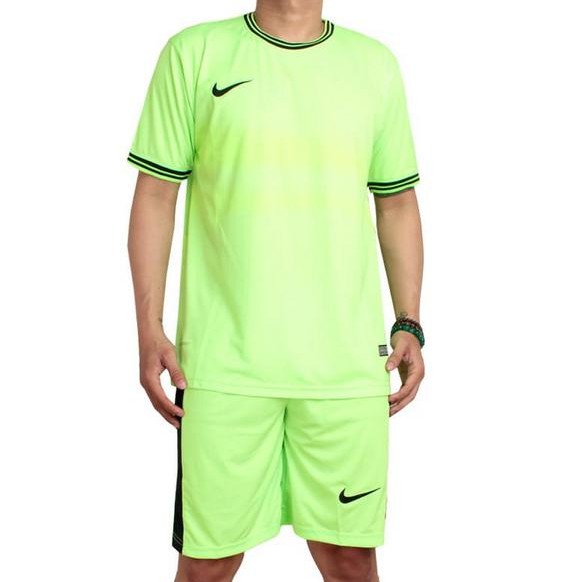 Import Baju Futsal Kaos Setelan Tim Bola Jersey Seragam Futsal Termurah NK Polos Hijau Stabilo Ori
