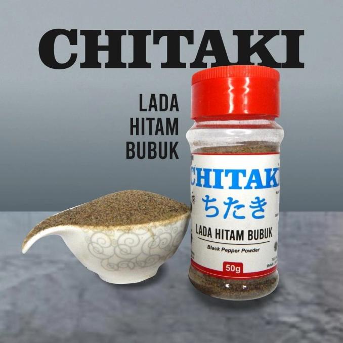 

Bumbu Chitaki Lada Hitam Bubuk Black Pepper Blackpepper 50 gram