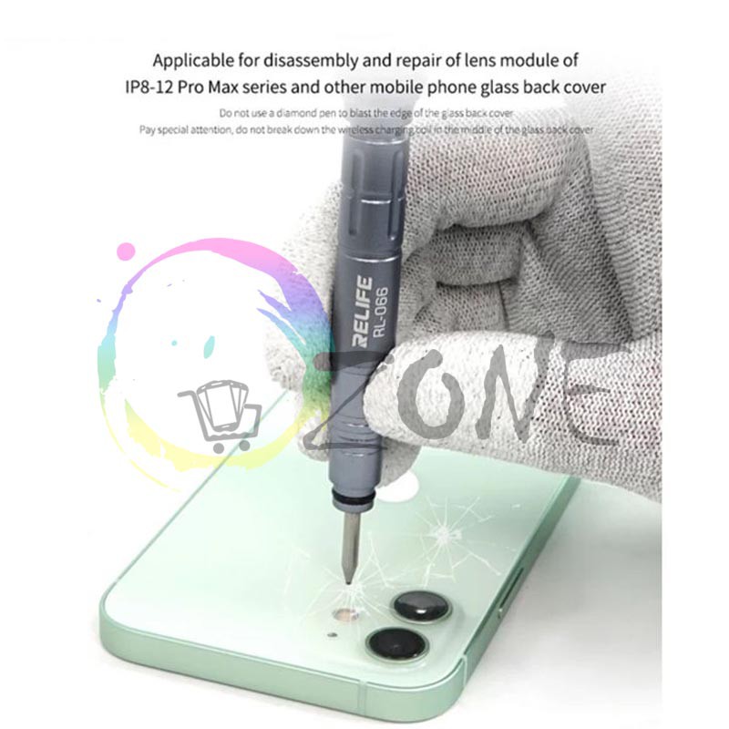 REMOVE GLASS BACK COVER DIAMOND PEN RELIFE RL-066