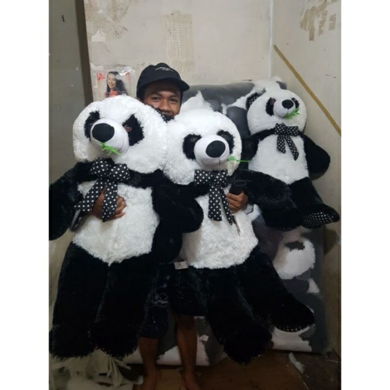 0Boneka Panda Jumbo Beruang Jumbo