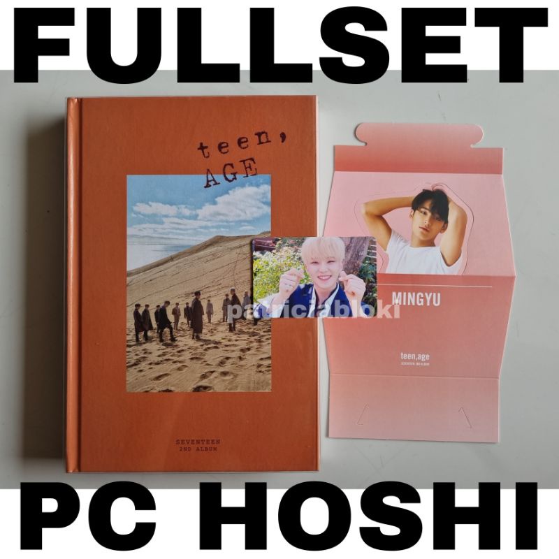 Fullset 2nd Album Seventeen Teen Age Orange Ver Photocard Hoshi Pc Unsealed Preloved Svt Teenage TA 