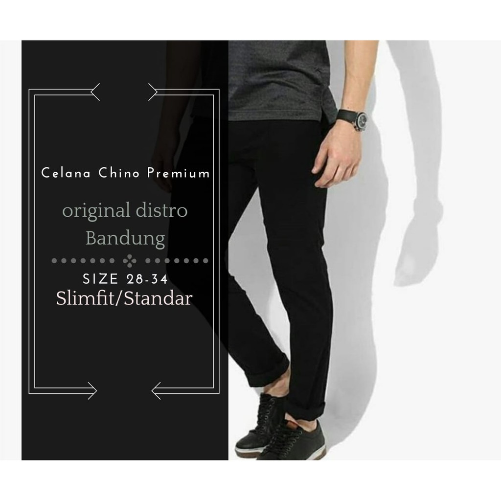 CELANA CHINO PREMIUM SLIMFIT STANDAR Original Distro CELANA CHINO PREMIUM SLIMFIT STANDAR Original Distro
