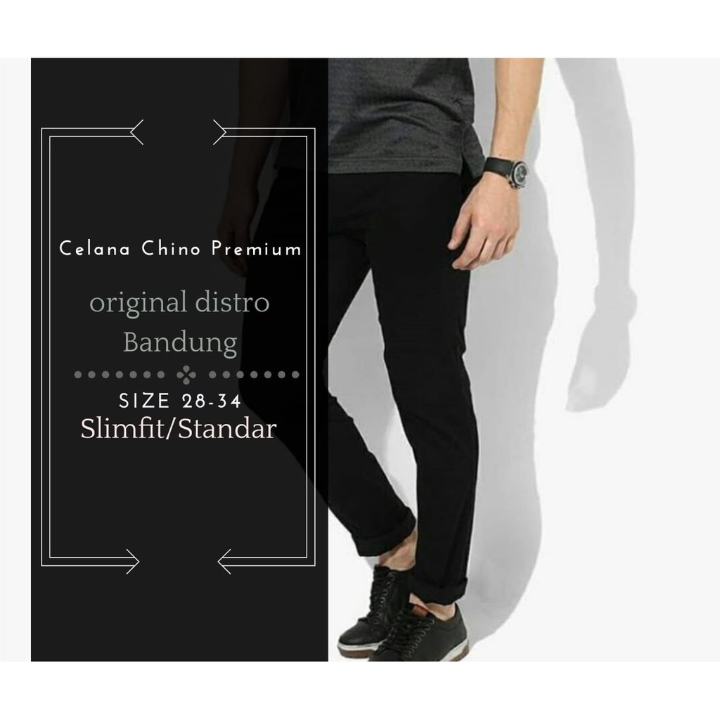  CELANA  CHINO PREMIUM SLIMFIT STANDAR Original Distro  