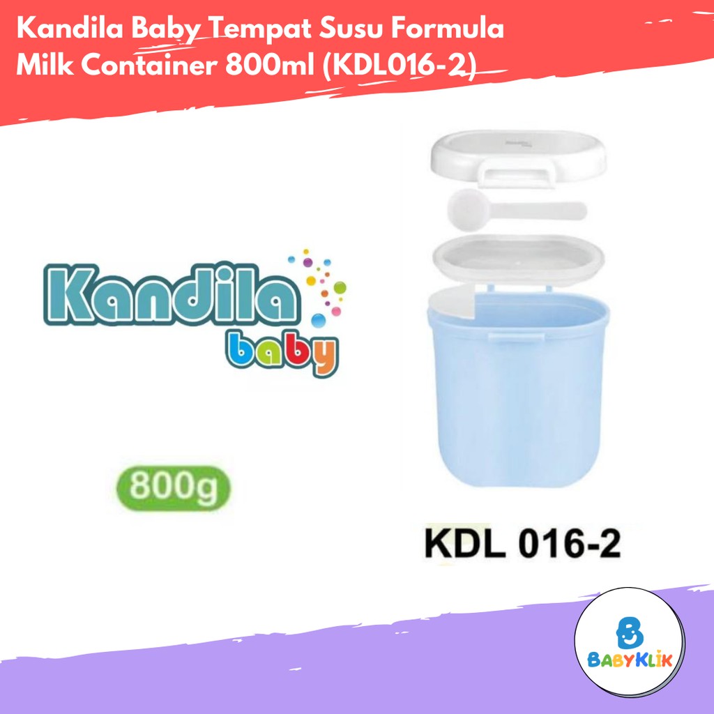 Kandila Baby Tempat Susu Formula - Milk Container Merek Kandila Ukuran 400ml &amp; 800ml -Random