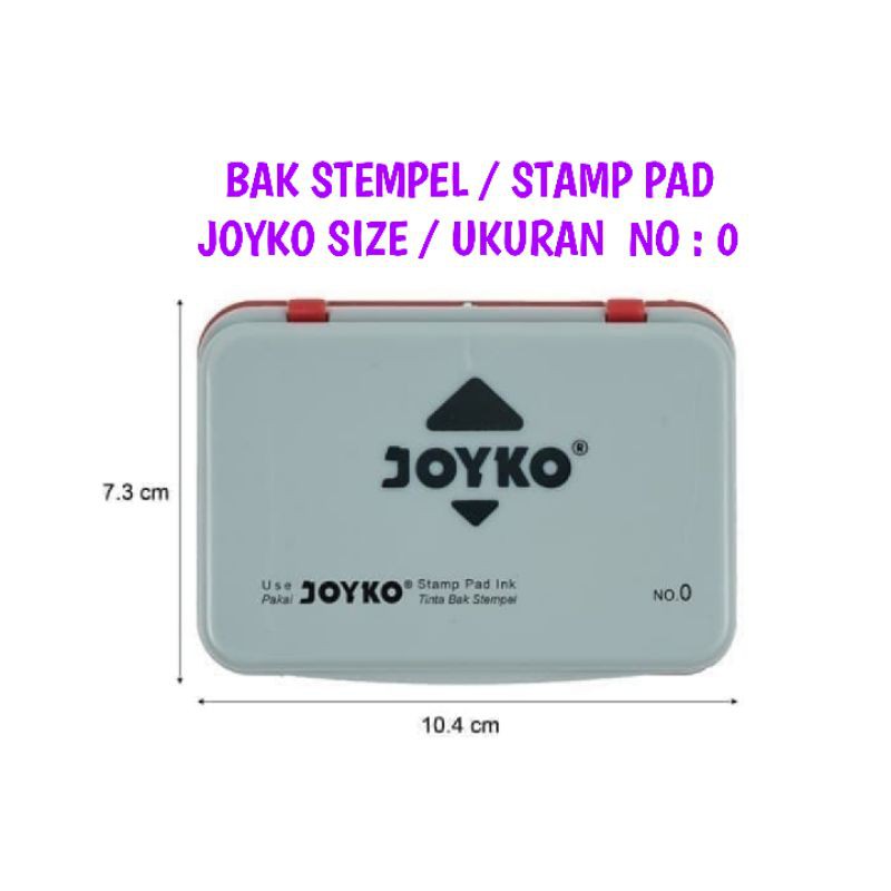 

BAK STEMPEL / STAMPAD JOYKO SIZE/ UKURAN NO. 0