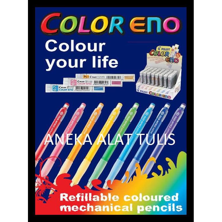 

Diskon Pilot "Color Eno" Pencil Leads / Isi Pensil Warna Warni Terbaru