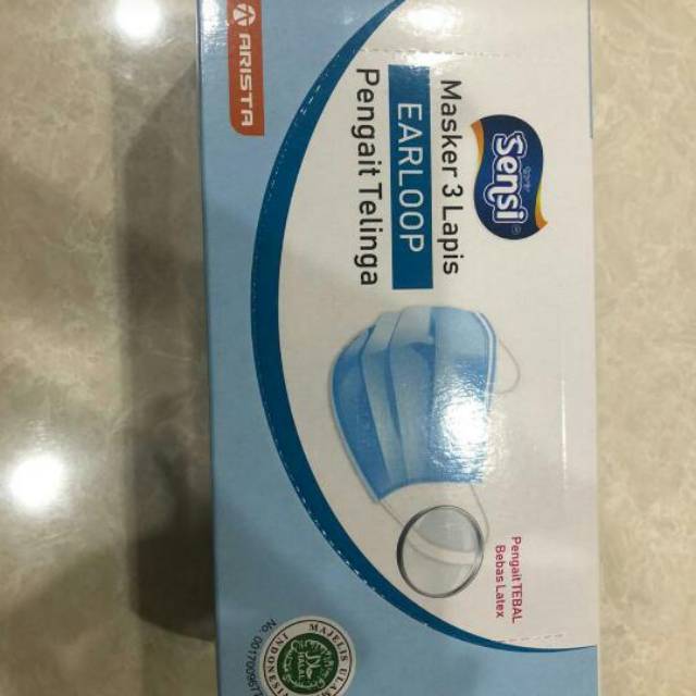 Sensi masker harga per karton