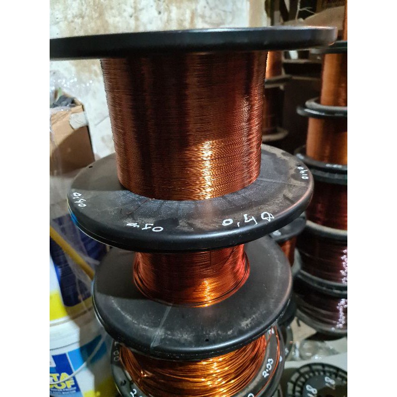 kawat tembaga email 0.45mm perkg kei biasa pew 155 derajat