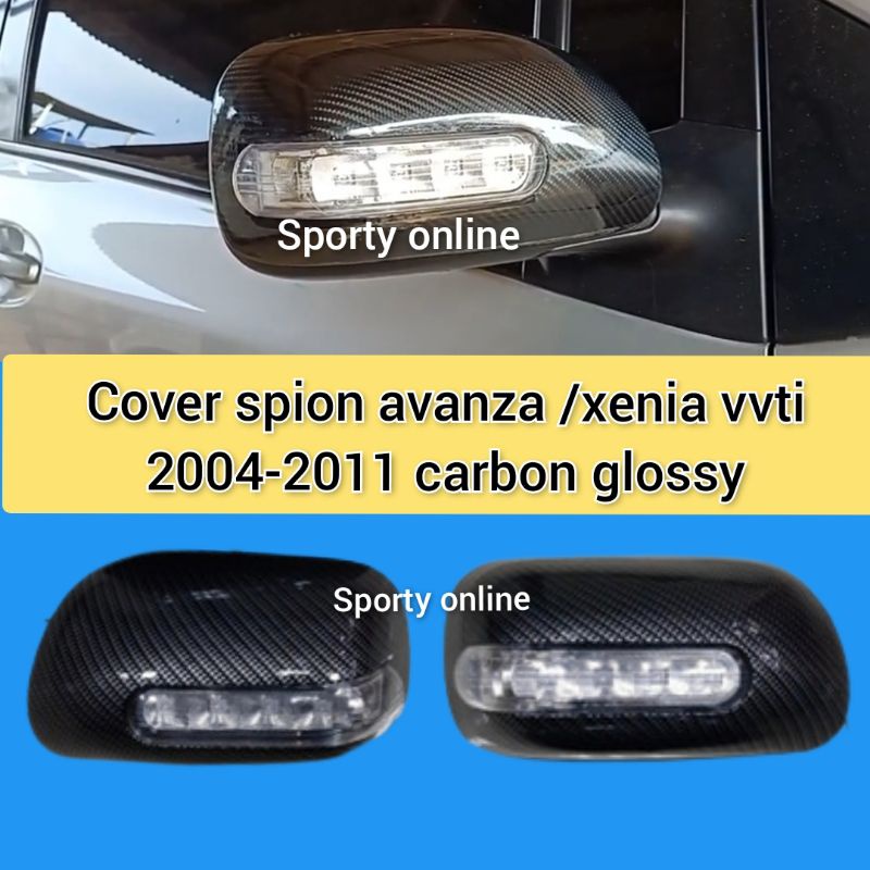 cover spion avanza dan xenia vvti 2005-2011 carbon glossy